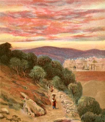 Ölberg und Jerusalem
