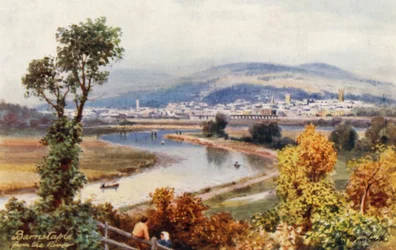 Barnstaple vom Fluss aus