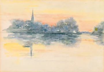 Kirche und See