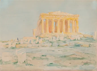 Das Parthenon, Westfassade