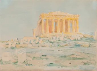 Der Parthenon, Westfassade