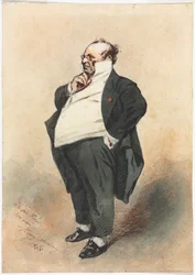 Joseph Prudhomme stehend