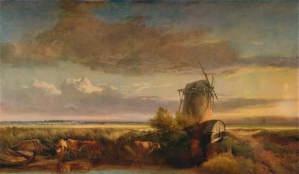 Mühlen in den Fens, um 1853