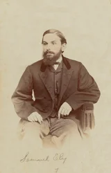 Carte-de-visite Porträt von Samuel Ely, 1862-1869