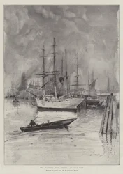 Der Hamburger Hafenstreik, ein ruhender Hafen