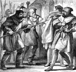 Szene aus Shakespeares Viel Lärm um nichts, 1870