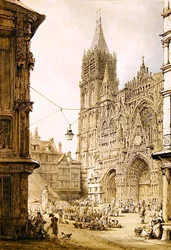 Kathedrale von Rouen, Westfront