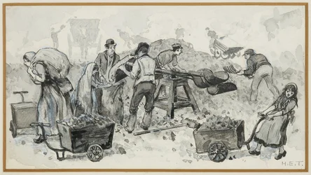 Koksverkauf bei den Gaswerken