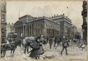 Die Kunstgalerie, Mosley Street, und das Atheneum