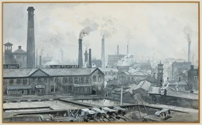 Blick vom London Road Bahnhof, Hoyle