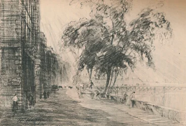 Von allen Straßen von Paris ist die Seine die interessanteste, ca. 1927