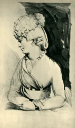 Porträt einer Frau, spätes 18. - frühes 19. Jahrhundert, 1943