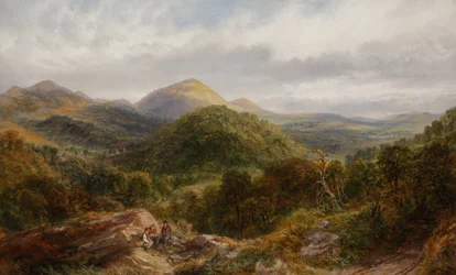Das britische Lager und Herefordshire Beacon, 1872