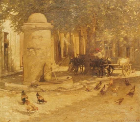 Brunnen in einem provenzalischen Dorf