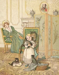 Die Prinzessin und ihre Kätzchen