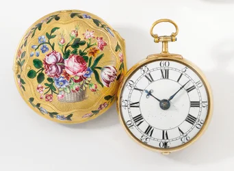 Doppelgehäuse-Taschenuhr, 1758