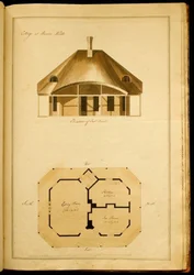 Hütte bei Boarn Hill