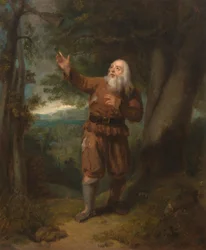 Mr. Hackett in der Rolle des Rip Van Winkle