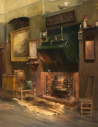 Innenraum - Das Atelier des Künstlers