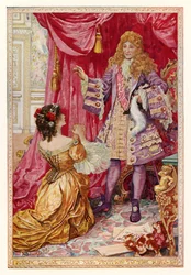 Marie Louise bittet den König