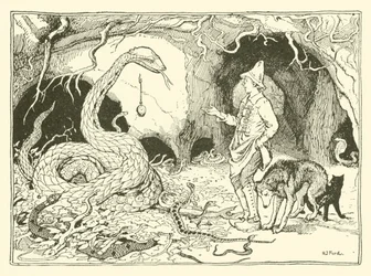 Die verzauberte Uhr (Gravur)