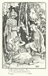 Die falschen Köpfe auf den falschen Körpern (Gravur)