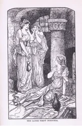 Die Damen versuchen Dorethea zu verführen, 1912