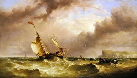 Schiffe vor dem South Foreland