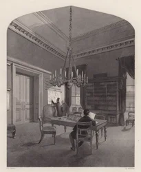 Kartenraum des United Service Clubs, Westminster, London