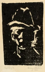 Männerporträt mit Hut