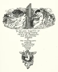 Shakespeares Sonette, Widmung