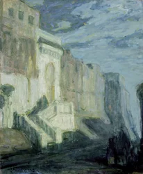 Mondlicht: Mauern von Tanger