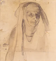 Studie für Maria, Rückkehr von der Kreuzigung