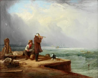 Der Ausguck, Shields Harbour, 1831