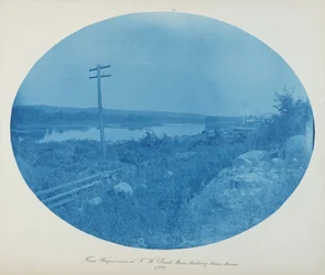 Von der Wagenstraße in S. St. Paul, Minn. Blick flussabwärts