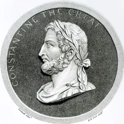 Porträt von Konstantin dem Großen, aus 