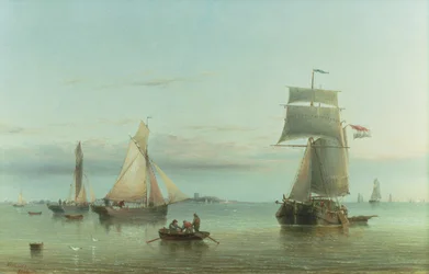Ruhe auf dem Humber, 1864