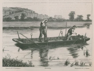 Ballastieren auf der Themse