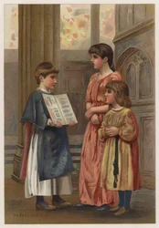 Abendlied (Farblithografie)