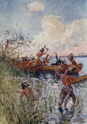 Von Irokesen angegriffen