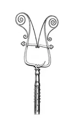 Fangstange, Mitte 16. Jahrhundert, 1843