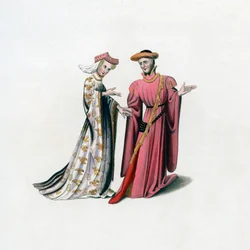 Hofkleidung, 14. Jahrhundert, 1843