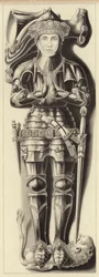 Grabfigur von Sir Richard Vernon