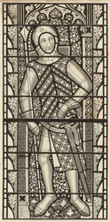 Gilbert de Clare, Earl of Clare, aus der Tewkesbury Abbey Church, ca. 1340