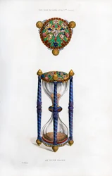 Sanduhr, Mitte des 17. Jahrhunderts, 1843