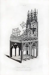 Massiver Silbertrohn, 1397, 1843