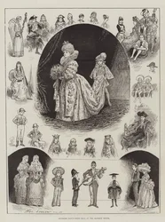 Jugendlicher Kostümball im Mansion House