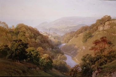 Ansicht einer Moorlandschaft bei Barnard Castle, County Durham