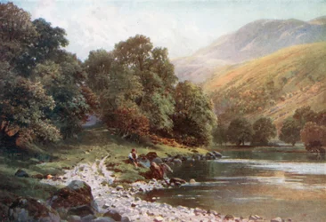 Unter den Hängen von Ben Ledi, bei Callander, Perthshire