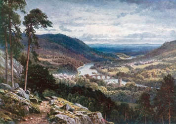 Dunkeld und Birnam von Craigiebarns, Perthshire